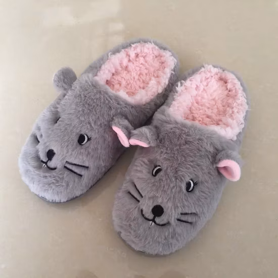 Sapatos femininos macios para casa femininos chinelos deslizantes macios para casa